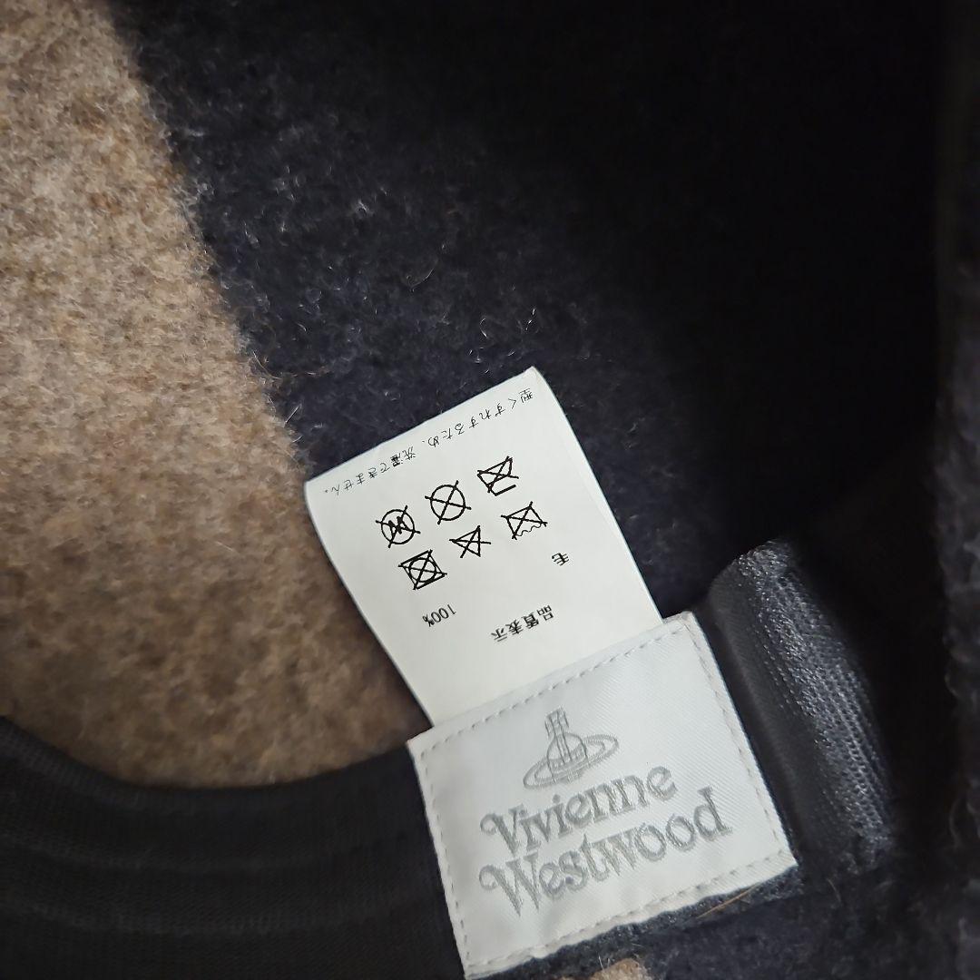 Vivienne Westwood ベレー帽 S〜M 黒/茶色