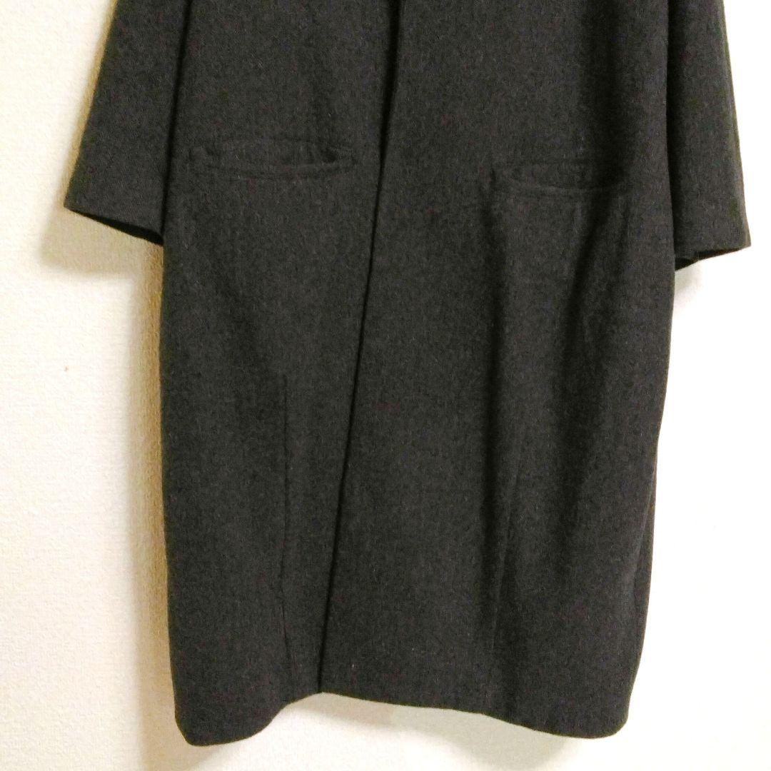 ガサ⭐︎NATIVEVILLAGE⭐︎ロングコート⭐︎ヘリンボーン⭐︎日本製