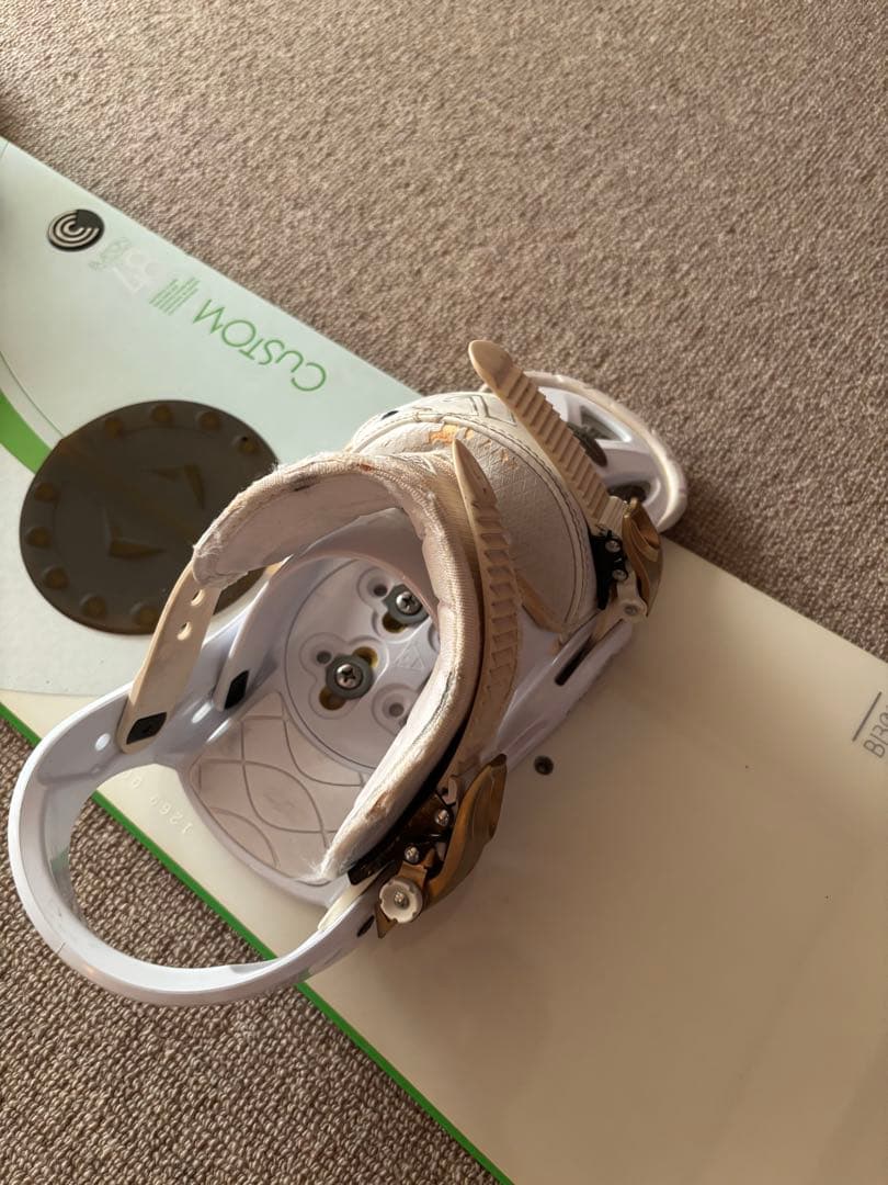 Burton スノーボード ホワイト/グリーン