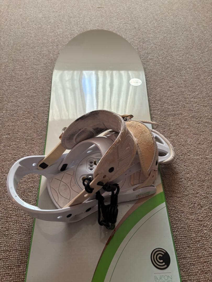 Burton スノーボード ホワイト/グリーン