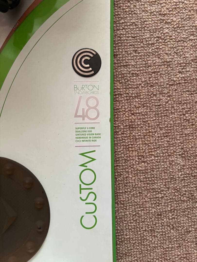 Burton スノーボード ホワイト/グリーン