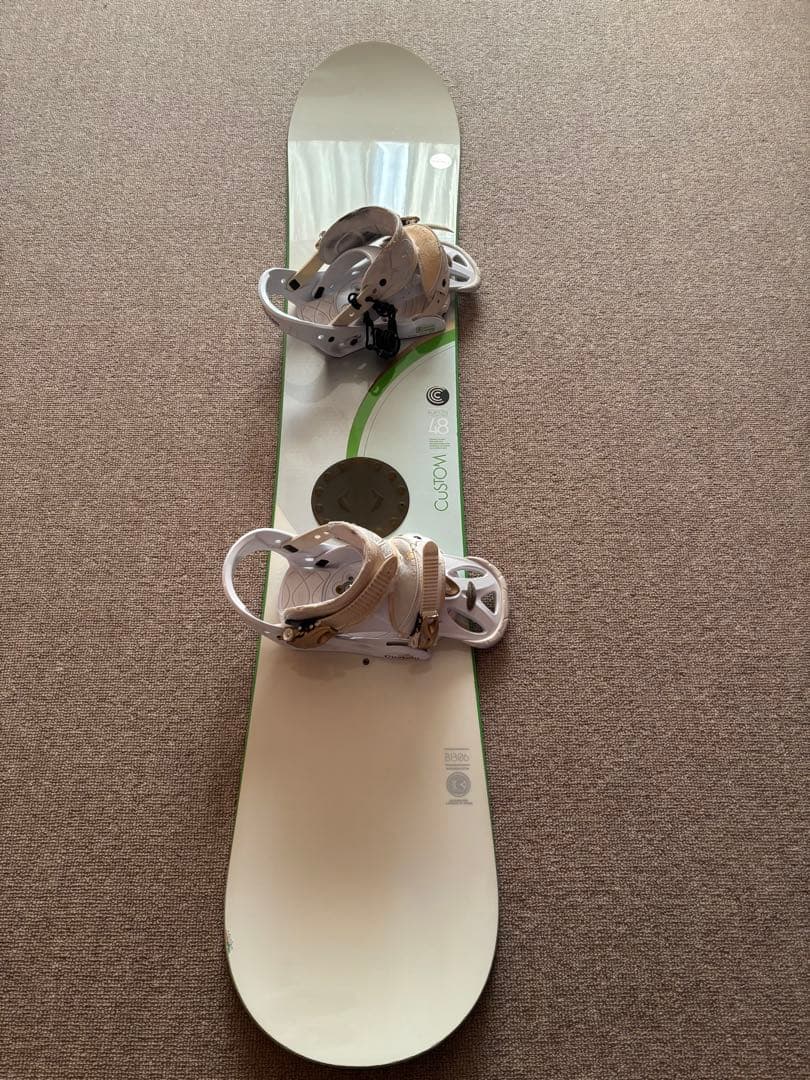 Burton スノーボード ホワイト/グリーン