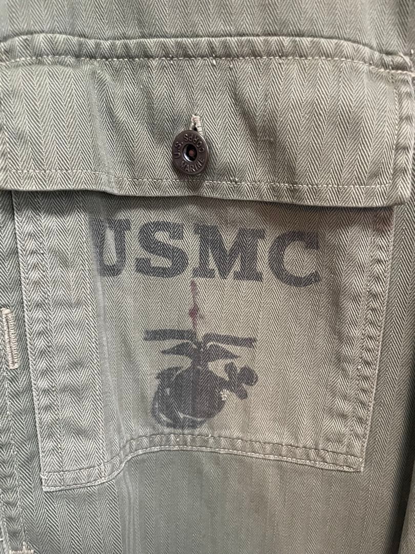 USMC P44 HBTヴィンテージ ミリタリージャケット　ヘリンボーン