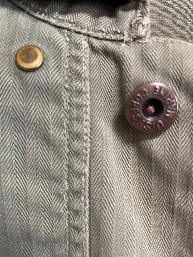 USMC P44 HBTヴィンテージ ミリタリージャケット　ヘリンボーン