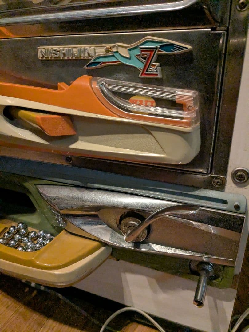 西陣　手打ち式パチンコ台　『白いカモメ』スーパーデラックス　昭和レトロ　超希少品