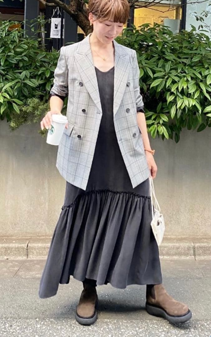 【Whim Gazette】ダブルチェックジャケット