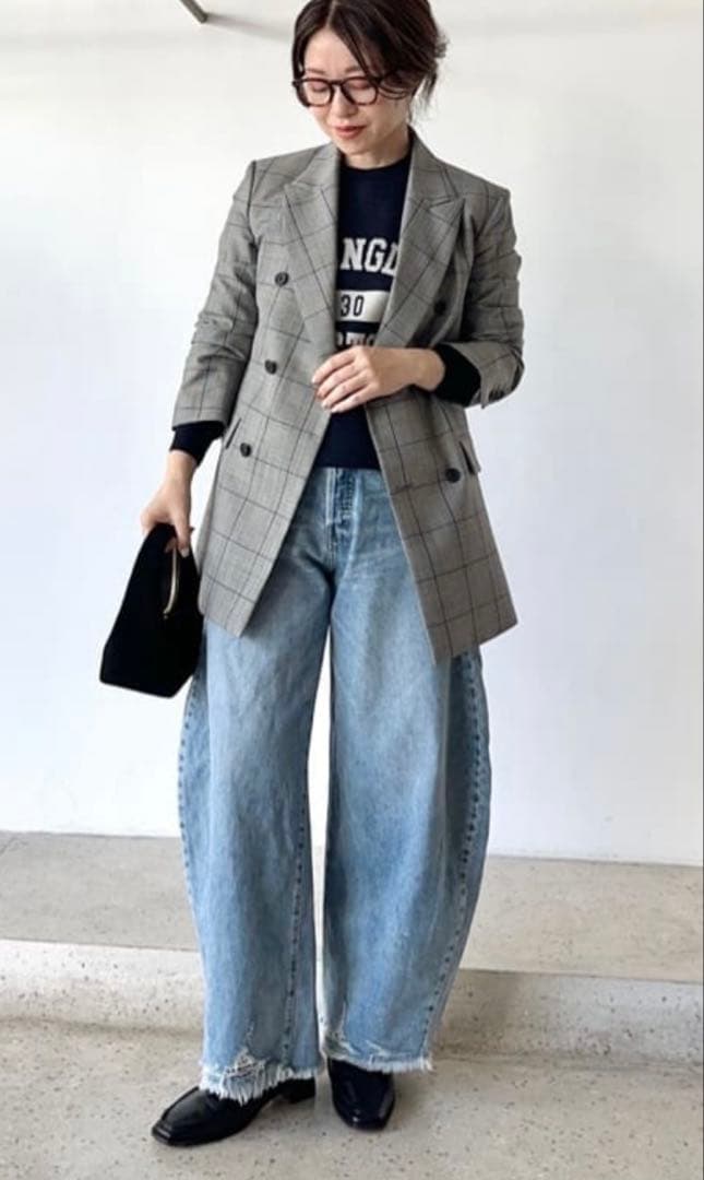 【Whim Gazette】ダブルチェックジャケット