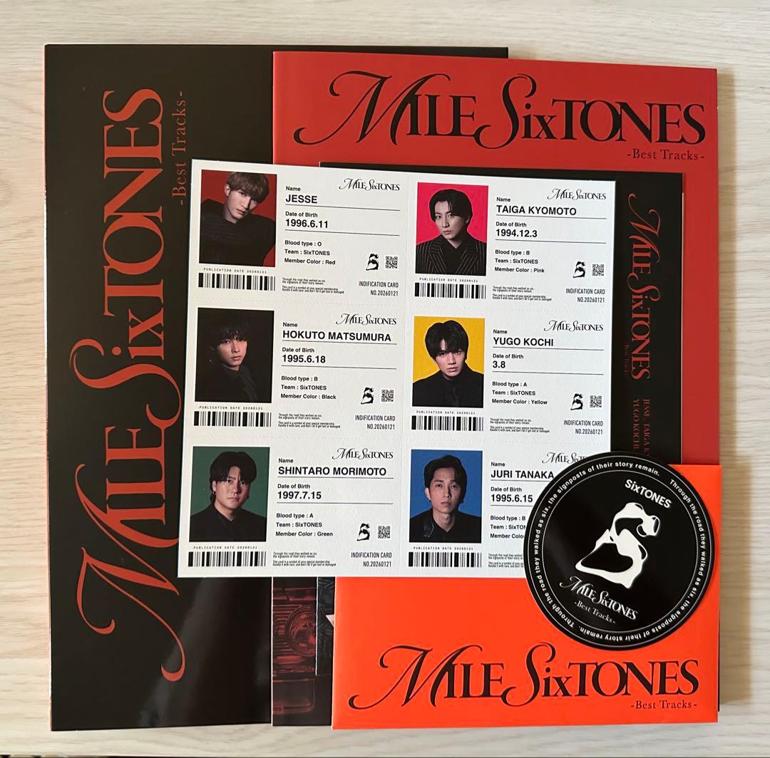 【SixTONES】ベストアルバム MILE SixTONES
