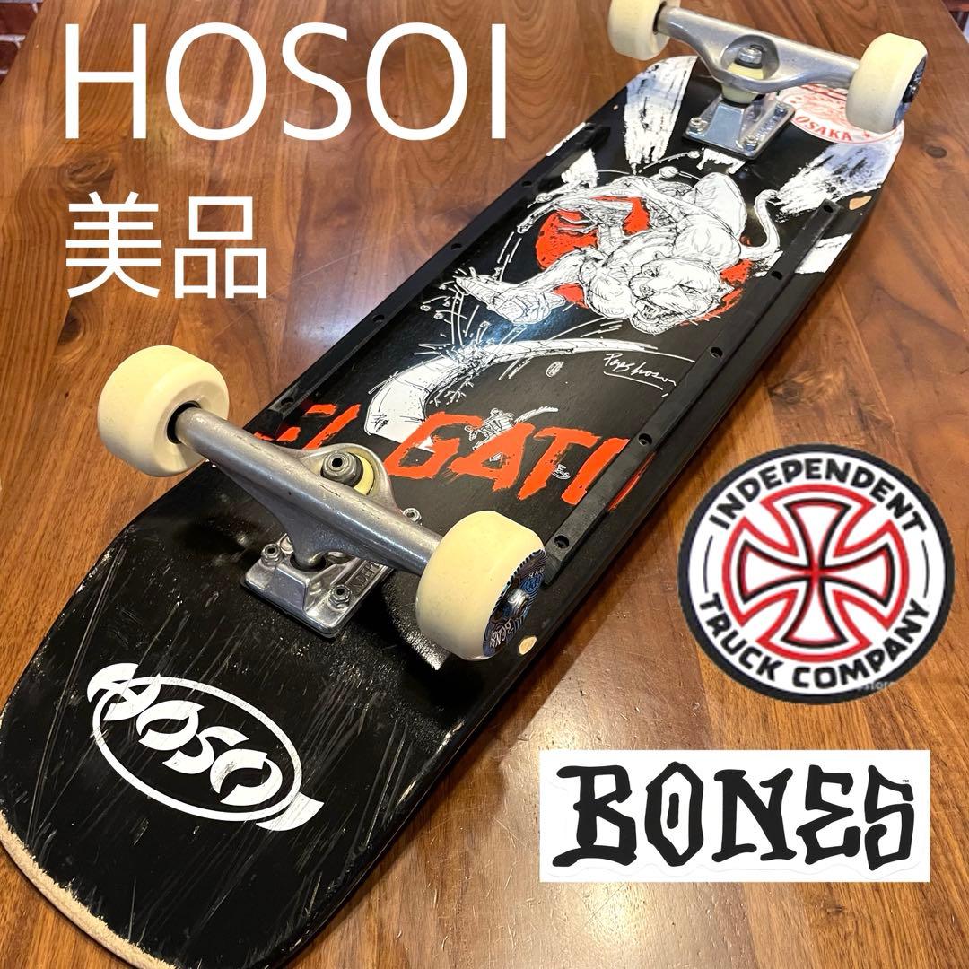 インディペンデント　スケートボード　ボーンズウィール　スケボー　HOSOI 美品