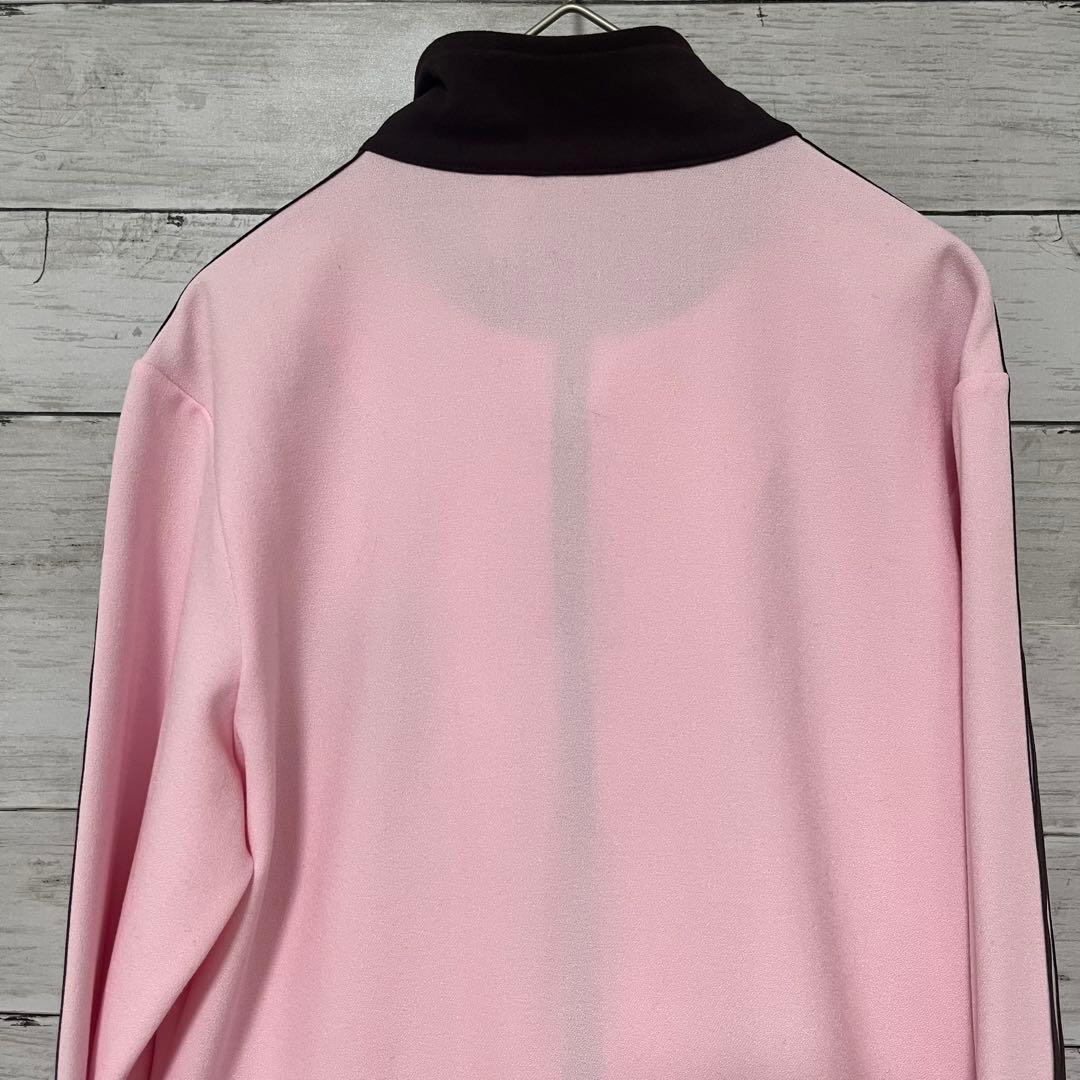 adidas originals ピンクブラウン トラックジャケットジャージ M