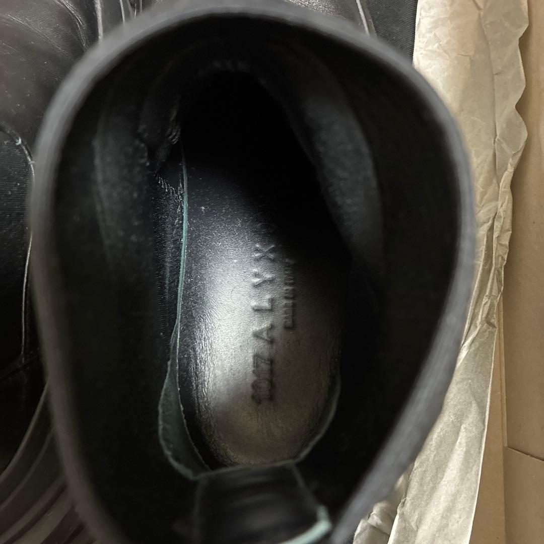 1017 ALYX 9SM ブラック エラスティック ブーツ