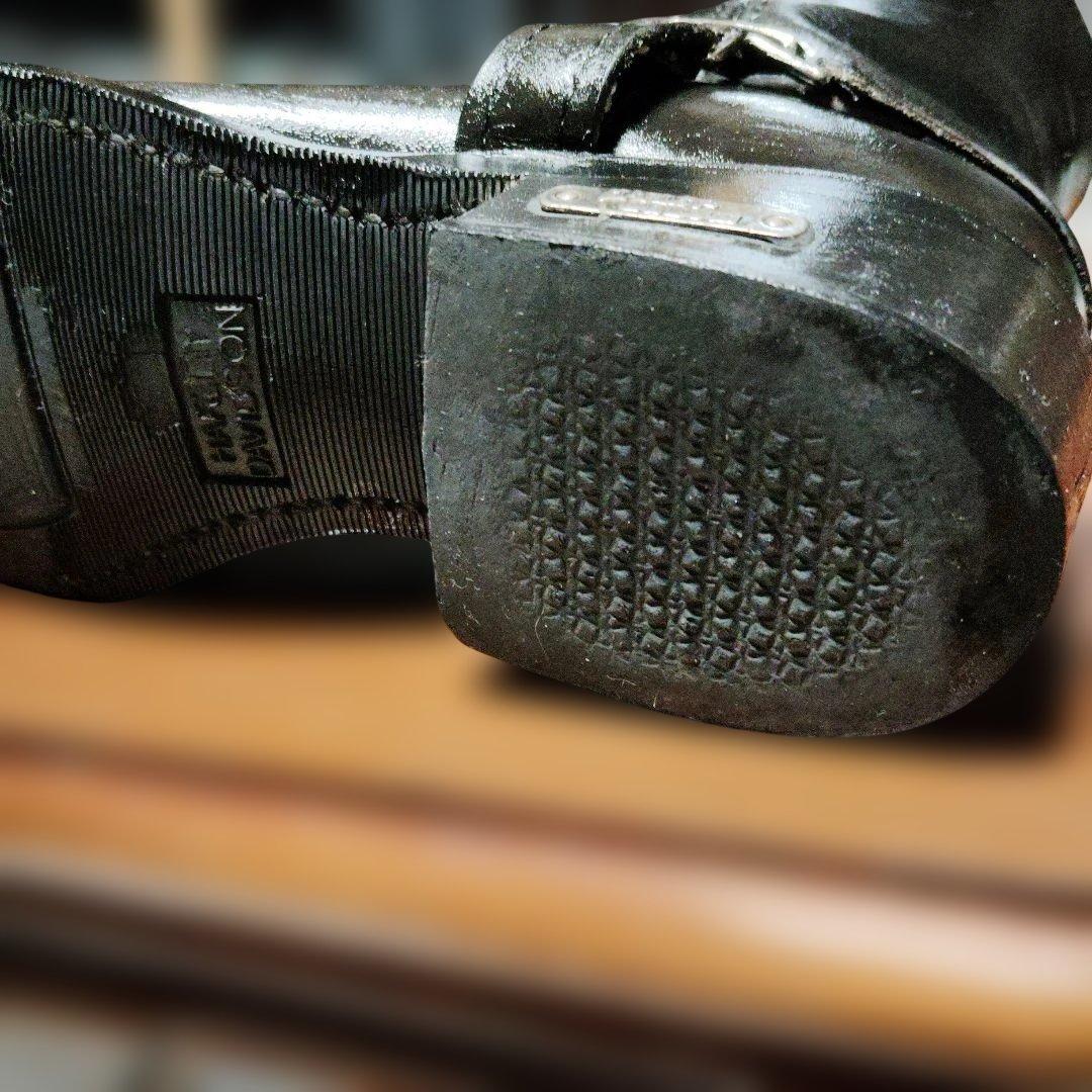 手入れ済Harley-Davidsonブラックエンジニアブーツ渋い格好いい