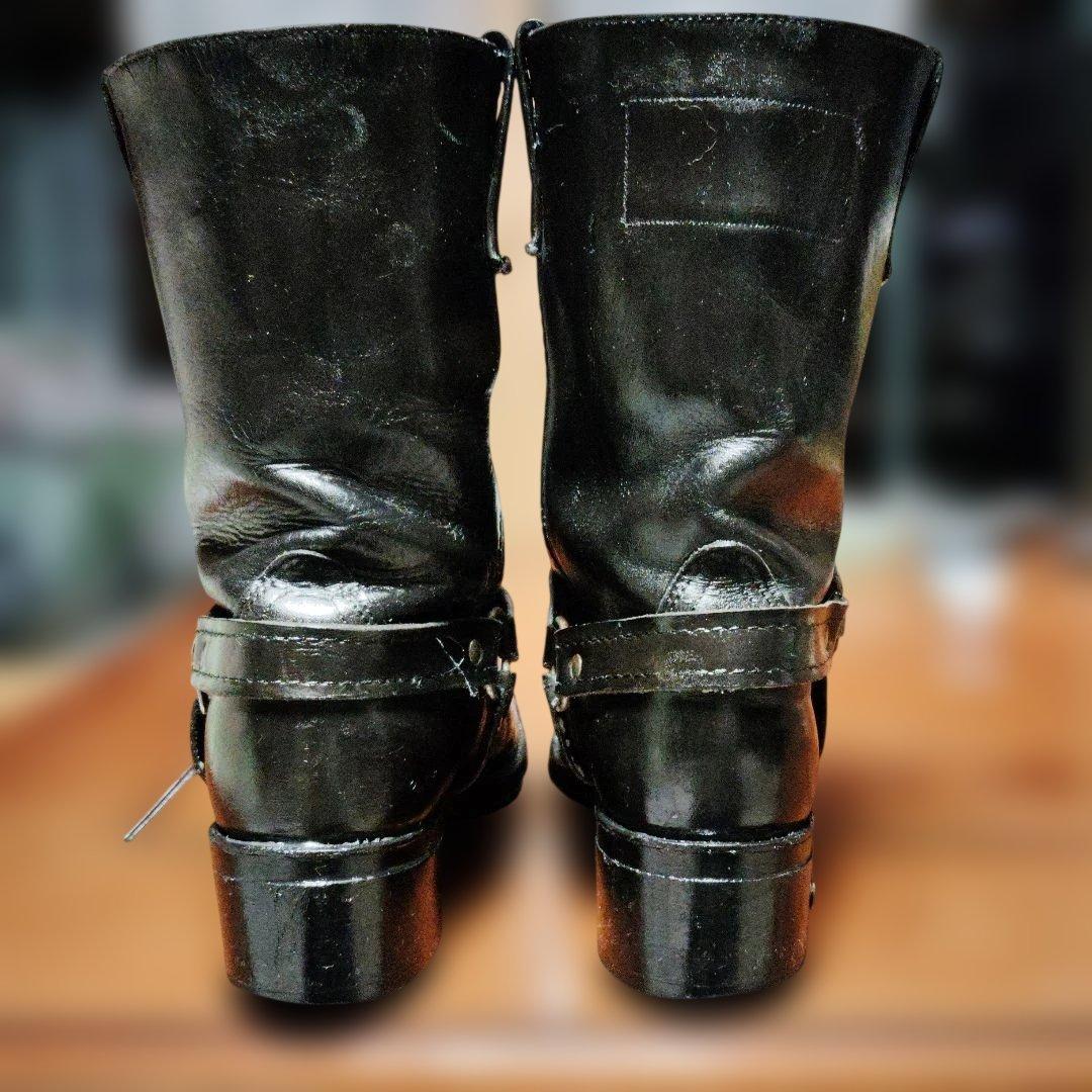 手入れ済Harley-Davidsonブラックエンジニアブーツ渋い格好いい