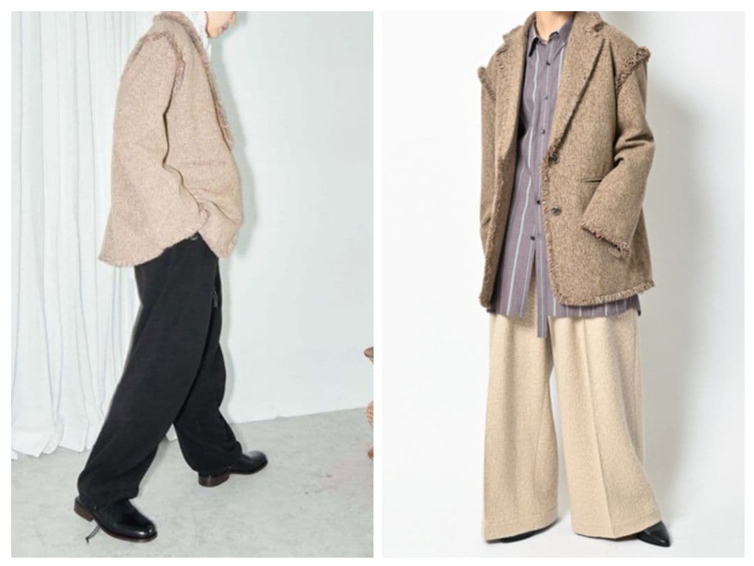 CITYSHOP シティショップ FRINGE TWEED ジャケット