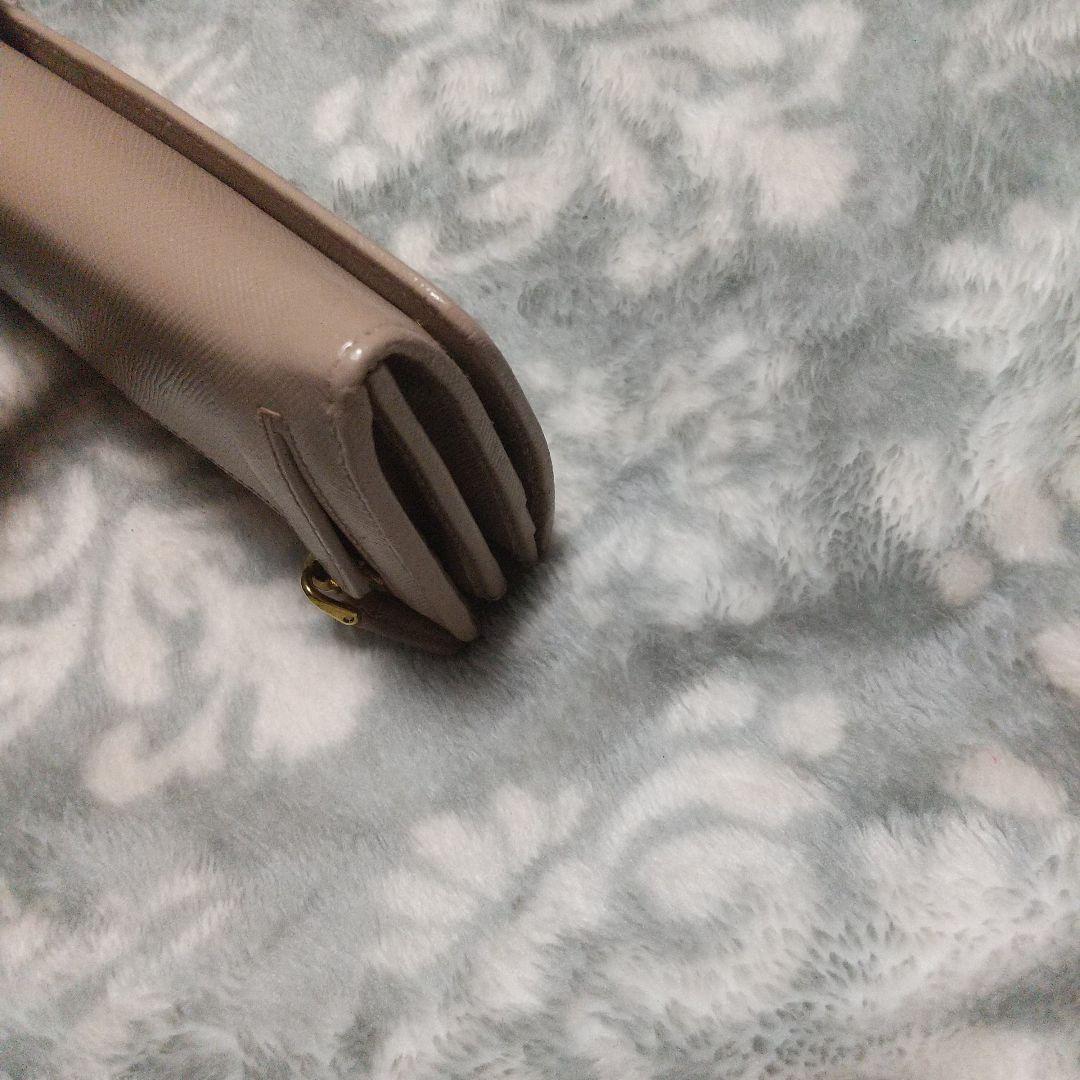 PRADA サフィアーノ 長財布 ベージュ系