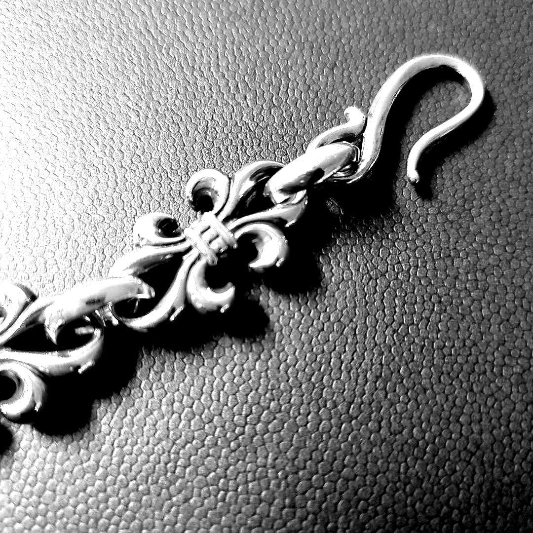 シンズスカルプチャー　オープンリリーウォレットチェーン　シルバー925