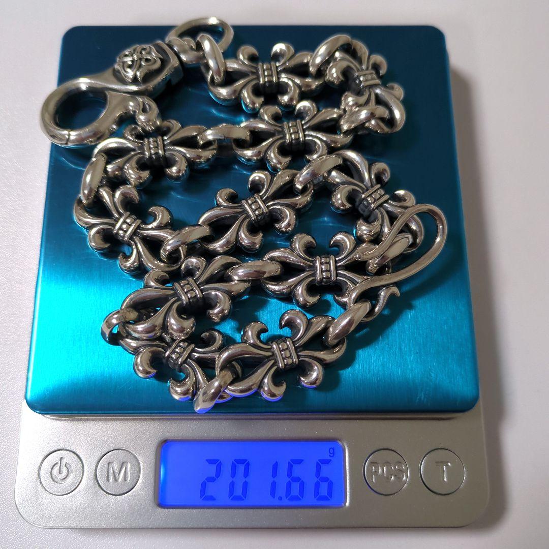 シンズスカルプチャー　オープンリリーウォレットチェーン　シルバー925