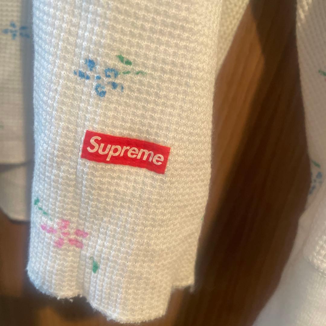 Supreme 骨格プリント 花柄　長袖カットソー XL
