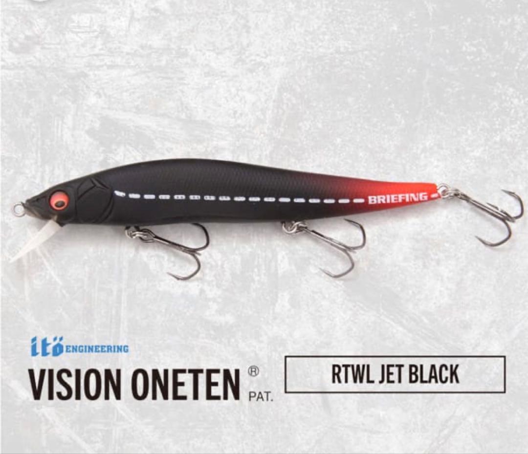 ルアー・フライ Megabass VISION ONETEN RTWL JET BLACK 2