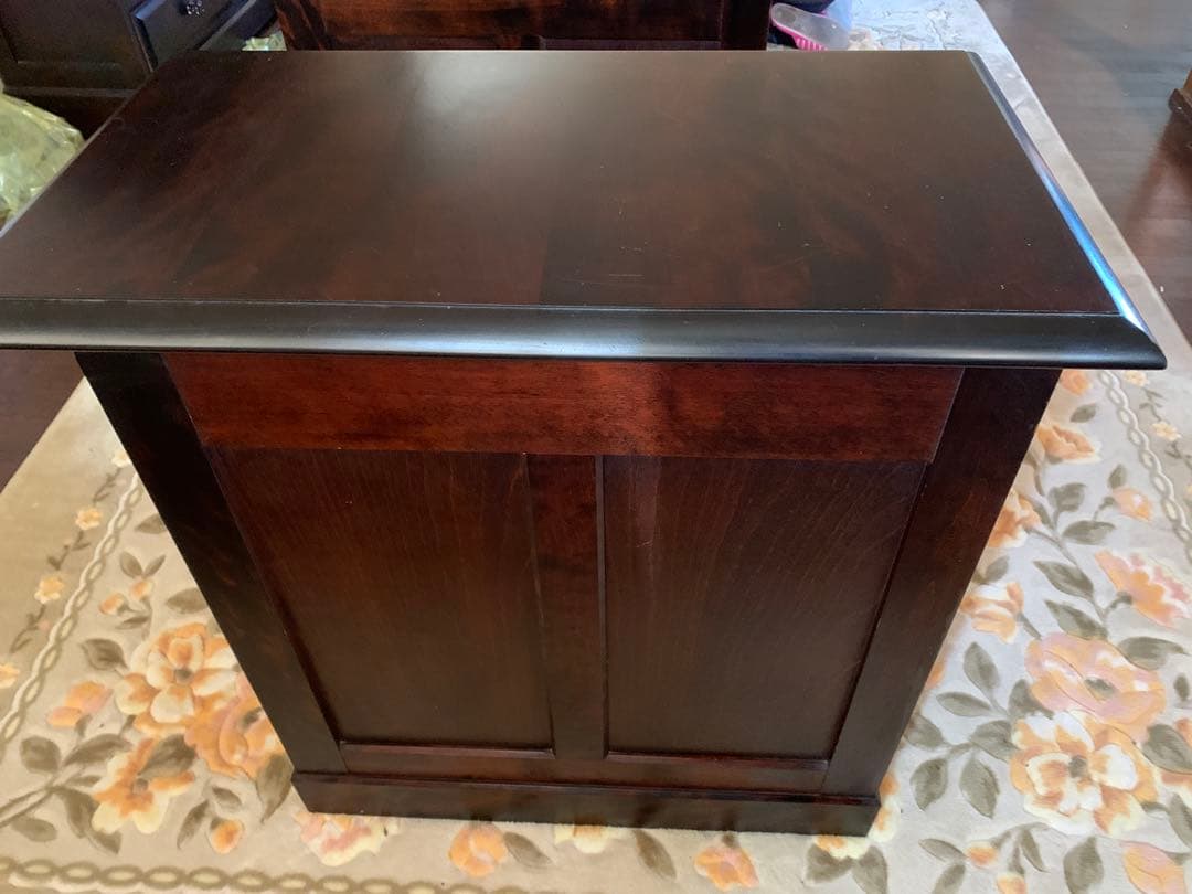 【2月6日まで】北海道民芸家具 袖机　脇机