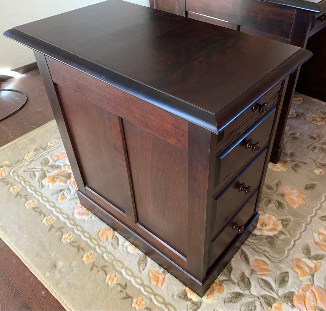 【2月6日まで】北海道民芸家具 袖机　脇机