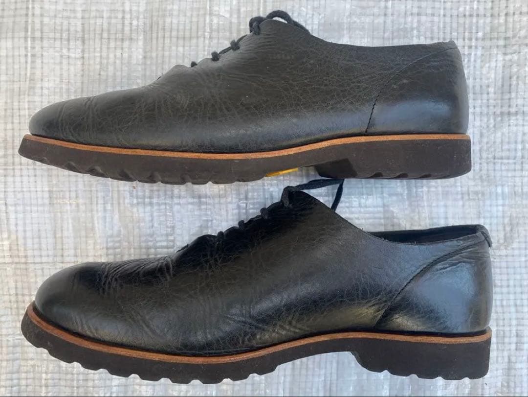 i*n様 KOTOKA古都ホールカット 26.5cm たつの蝋引きレザー ダーク