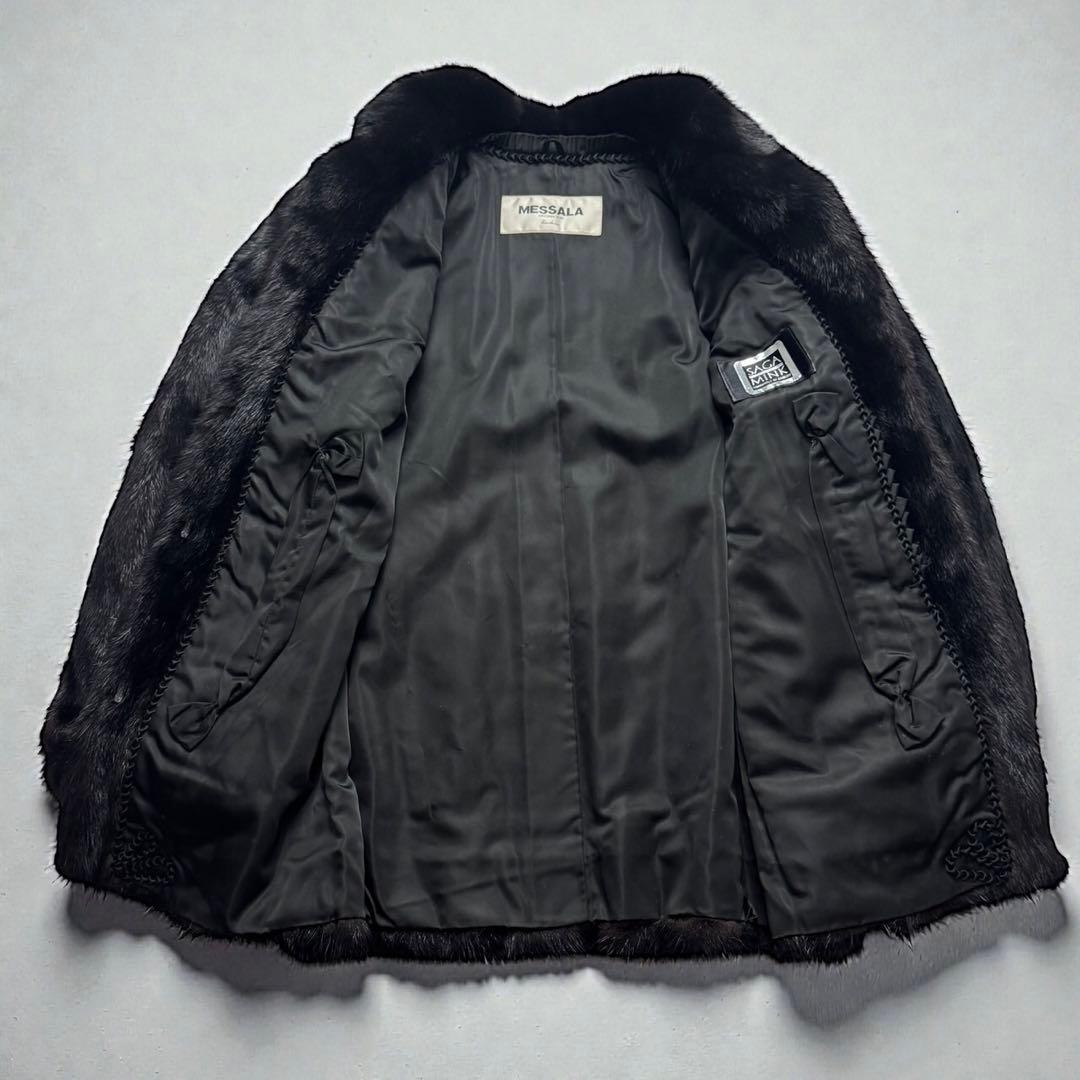 MESSALA　SAGA MINK　サガミンク　毛皮コート　ファーコート　11号