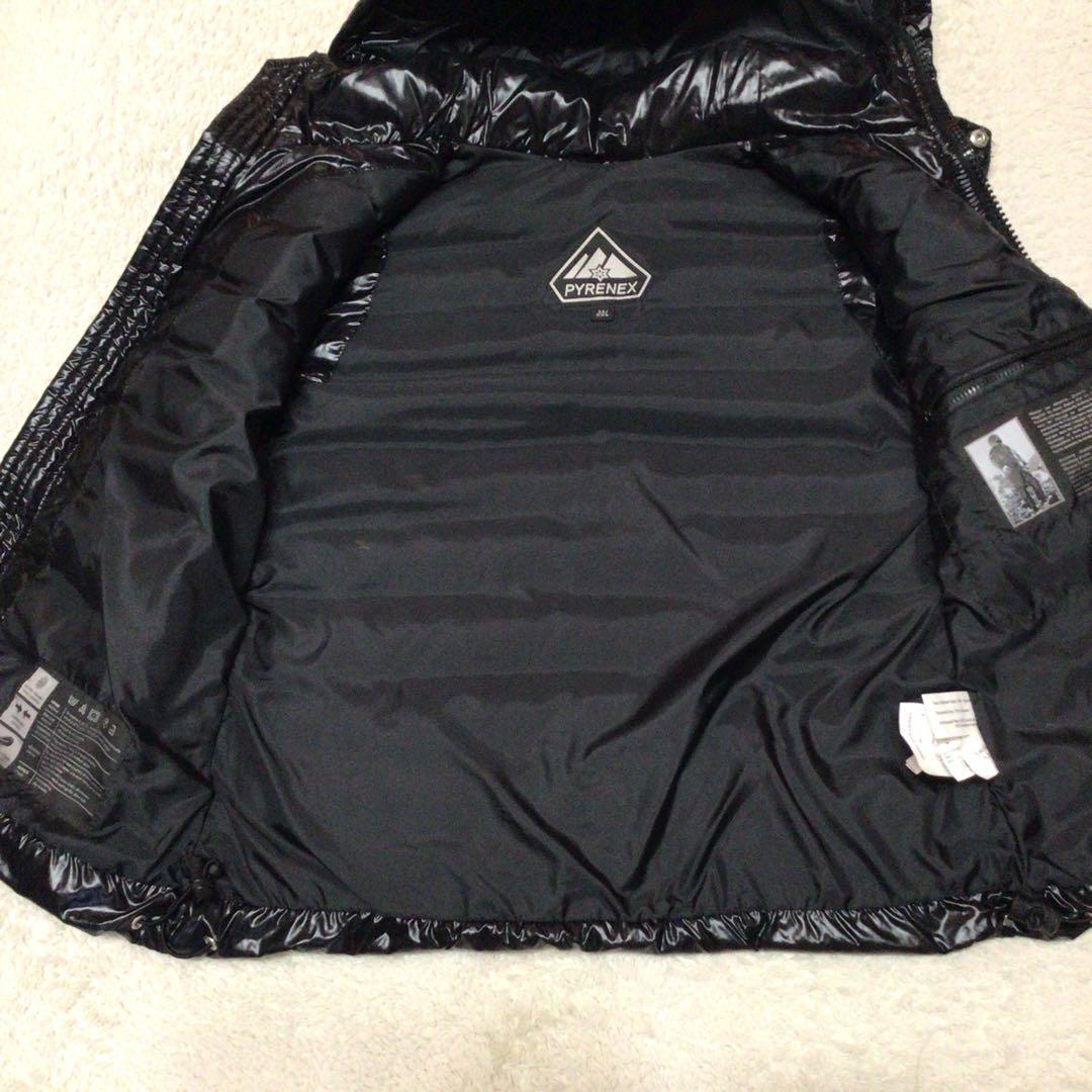 PYRENEX ブラック ダウンベスト XXS 34