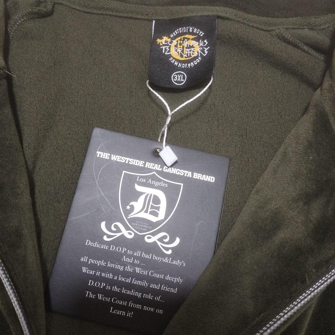 dawn of proof　ベロア　ジャージ　セットアップ　　カーキ　オリーブ