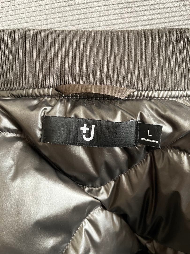 UNIQLO＋J コラボ　ハイブリッドダウンMA-1ブルゾン(ダークグリーン)