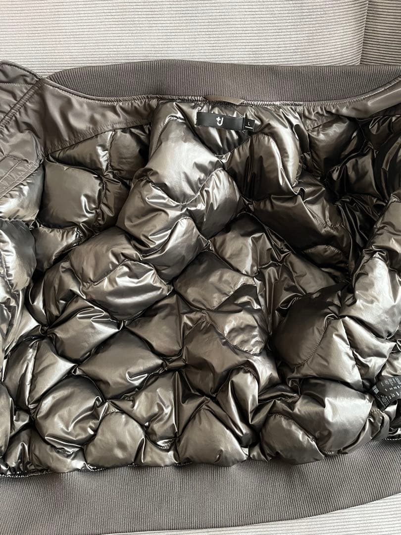 UNIQLO＋J コラボ　ハイブリッドダウンMA-1ブルゾン(ダークグリーン)