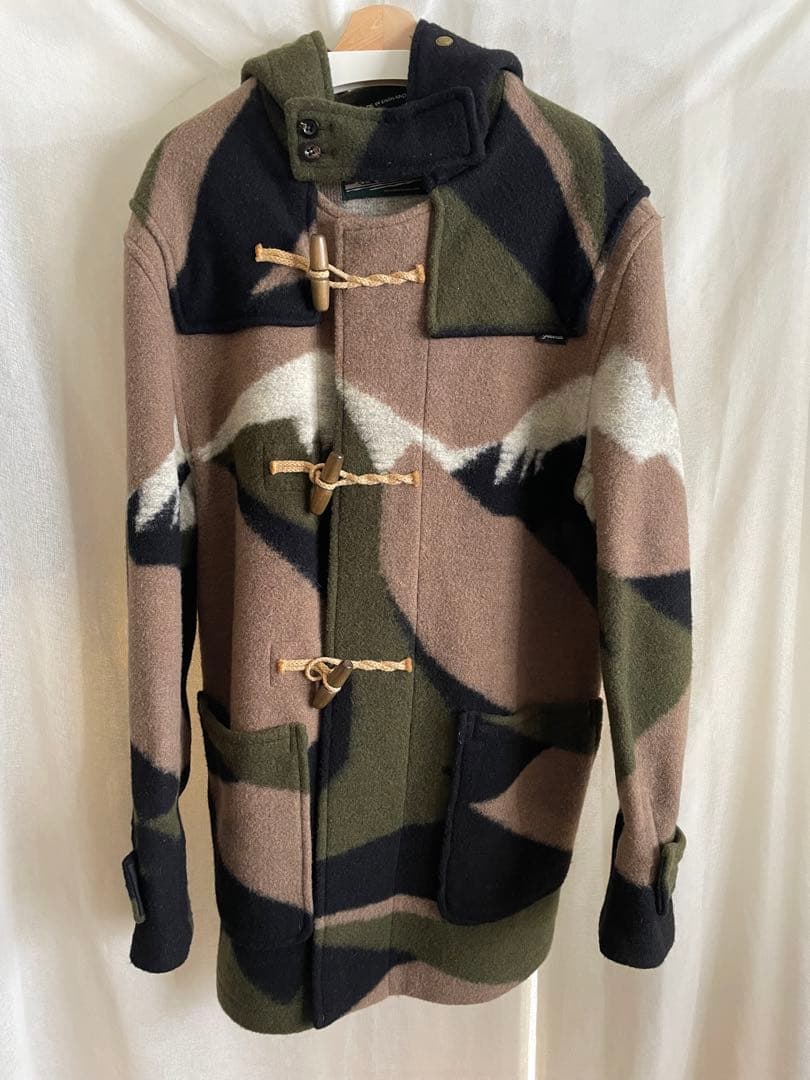 希少)グローバーオール ダッフルコート カモフラ 迷彩 ウールGloverall