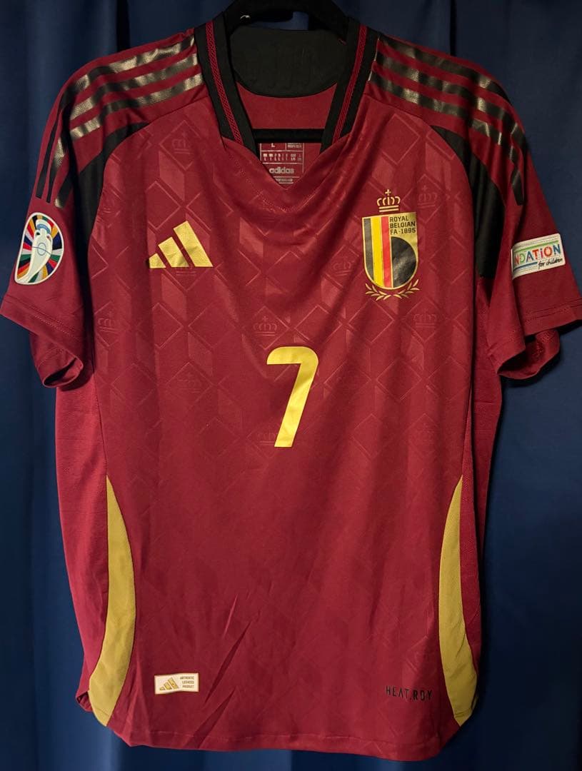 ベルギー代表 EURO2024 デブライネ ユニフォーム Lサイズ