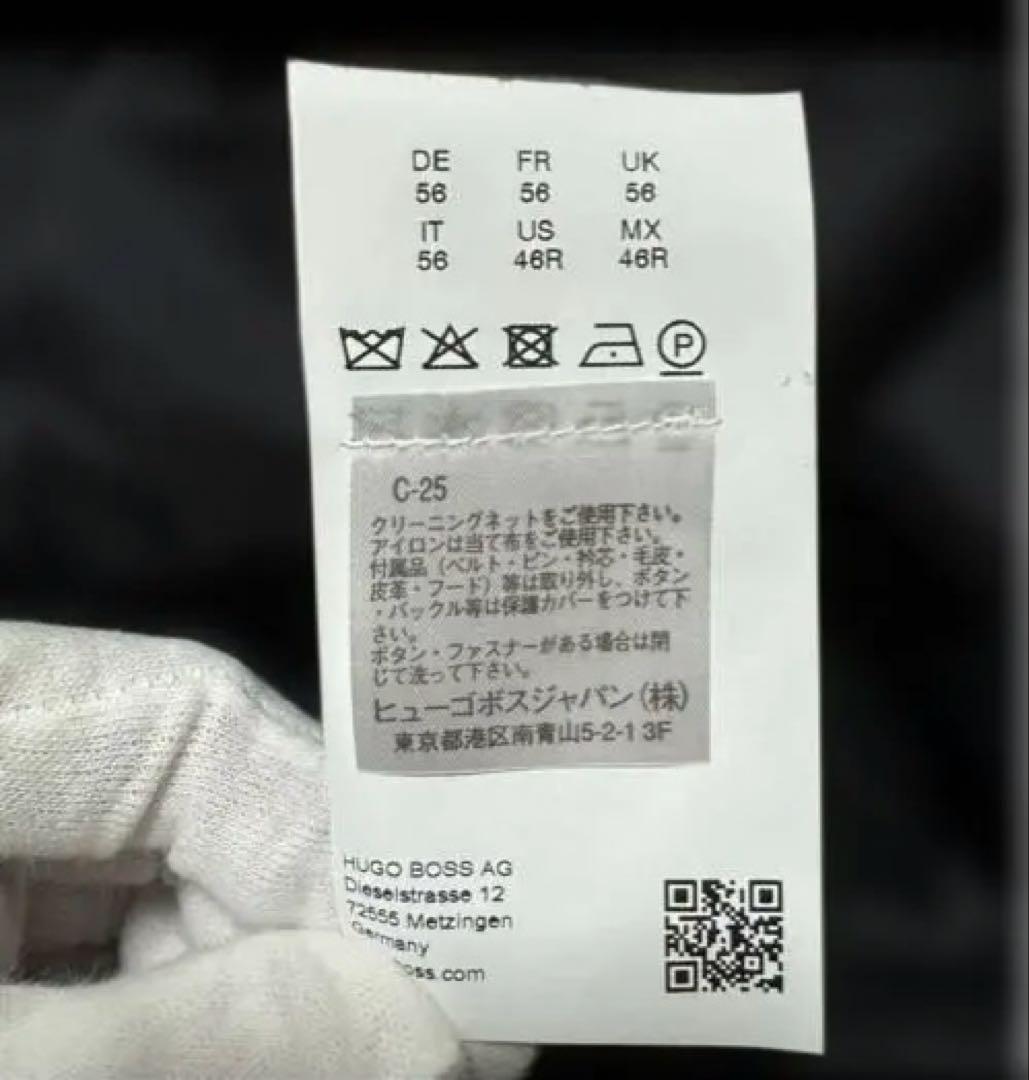 HUGO BOSS ヒューゴボス サマースーツセットアップ ブラック サイズ56