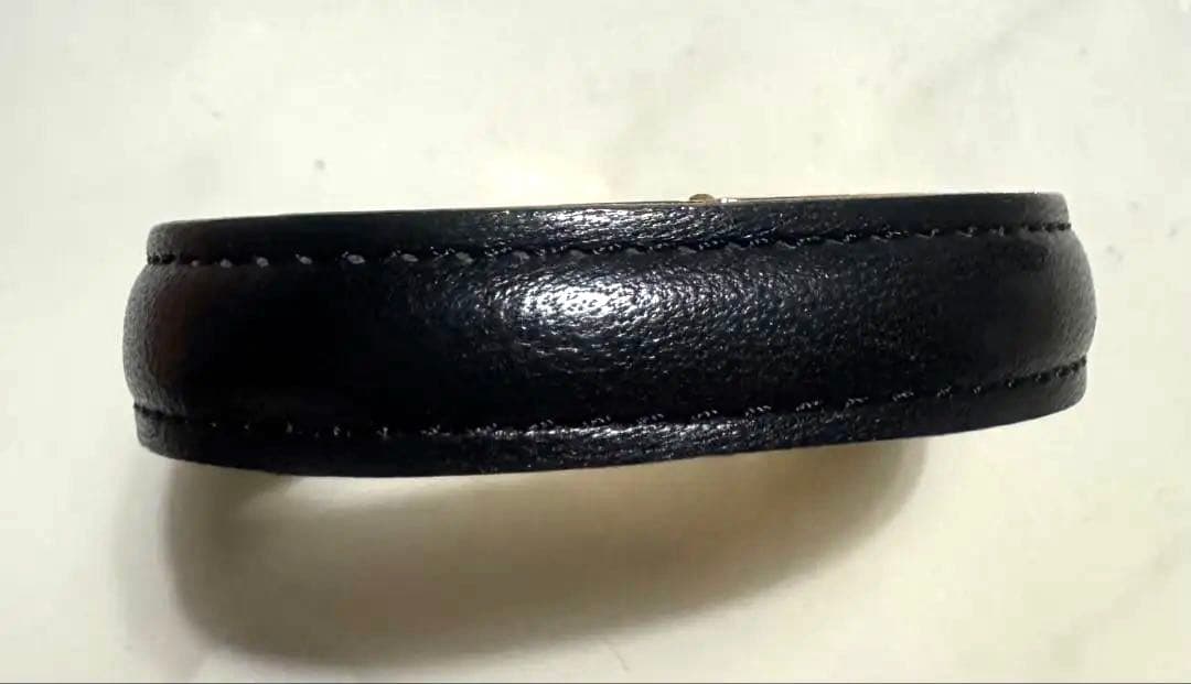 LOEWE ブラックレザー ゴールドバングル MＩＩＩI♡