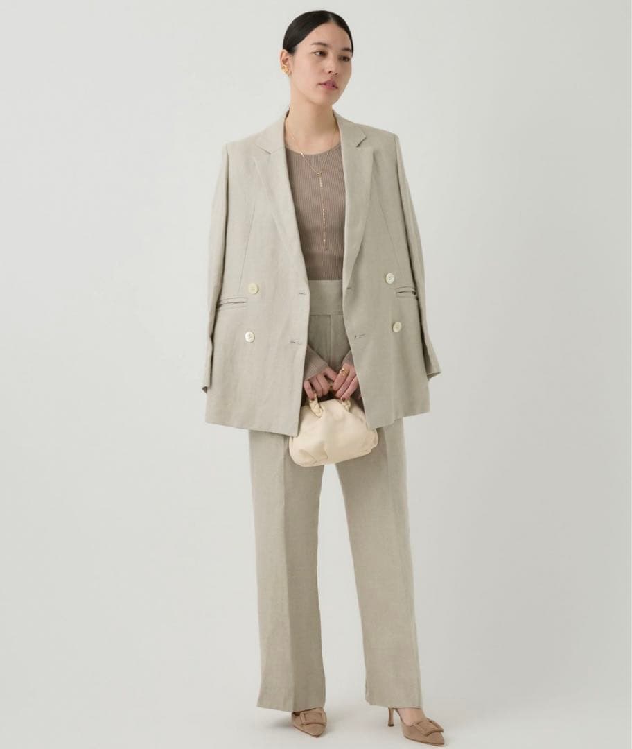 タグ付き新品未使用 CHAOS リネンヘリンボンジャケット