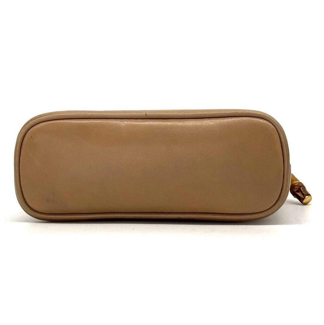 た*ん様 GUCCI　バンブー ハンドバッグ 2WAY タッセル レザー ミニシ