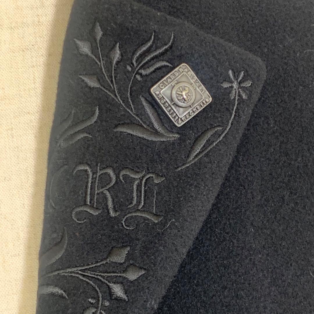 6154. 【極美品】レア! RALPH LAUREN カシミヤ混 ケープコート