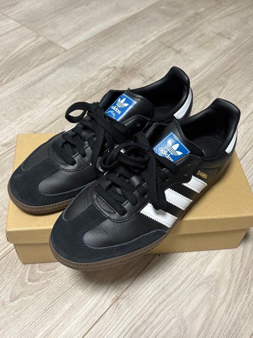 ぴこ　adidas Samba OG ブラック　スニーカー　25cm