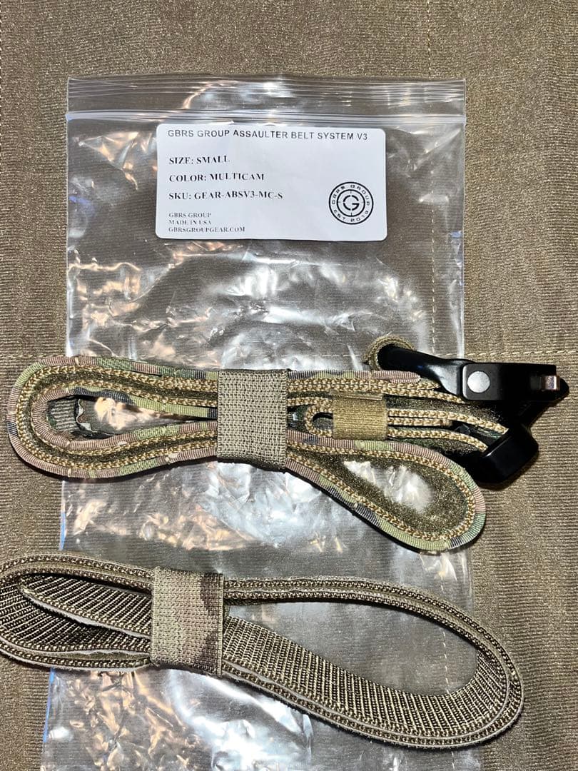 GBRS製ASSAULTED BELT SYSTEM V3 Sサイズ マルチカム