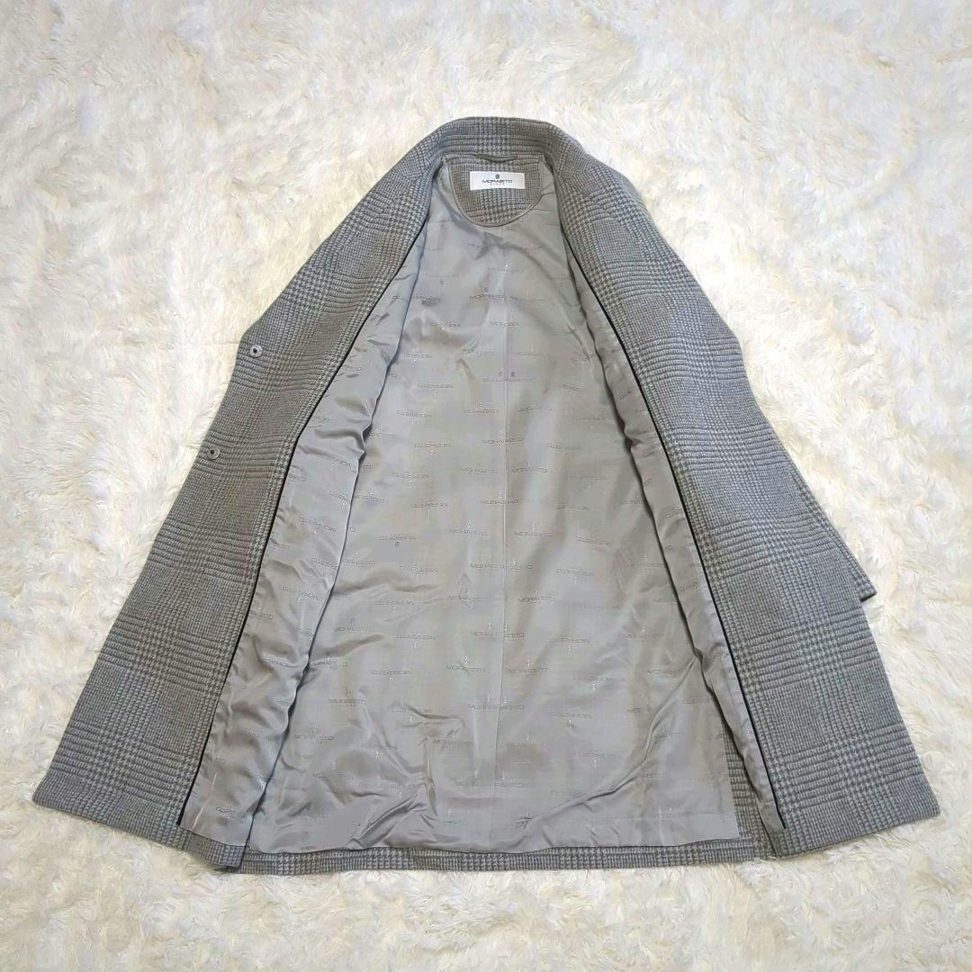 専用極美品✨MORABITO BLANC チェスターコート グレンチェック