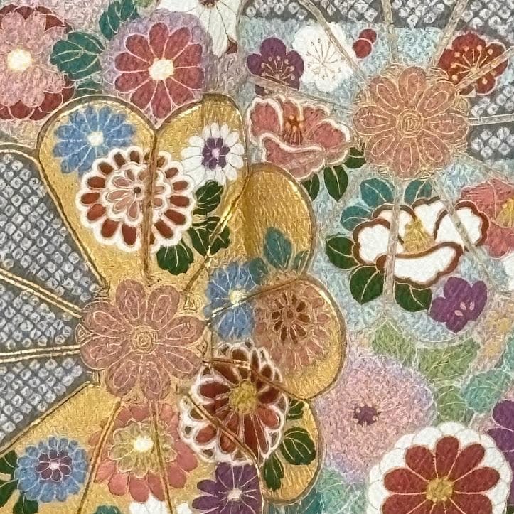 user_d8f4c6e9　訪問着　京友禅金彩加工　金駒刺繍　I506