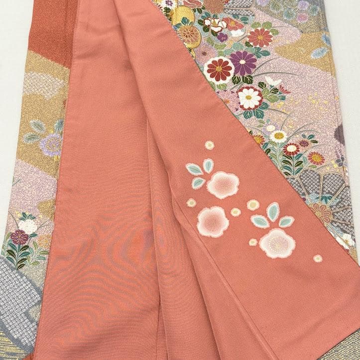 user_d8f4c6e9　訪問着　京友禅金彩加工　金駒刺繍　I506