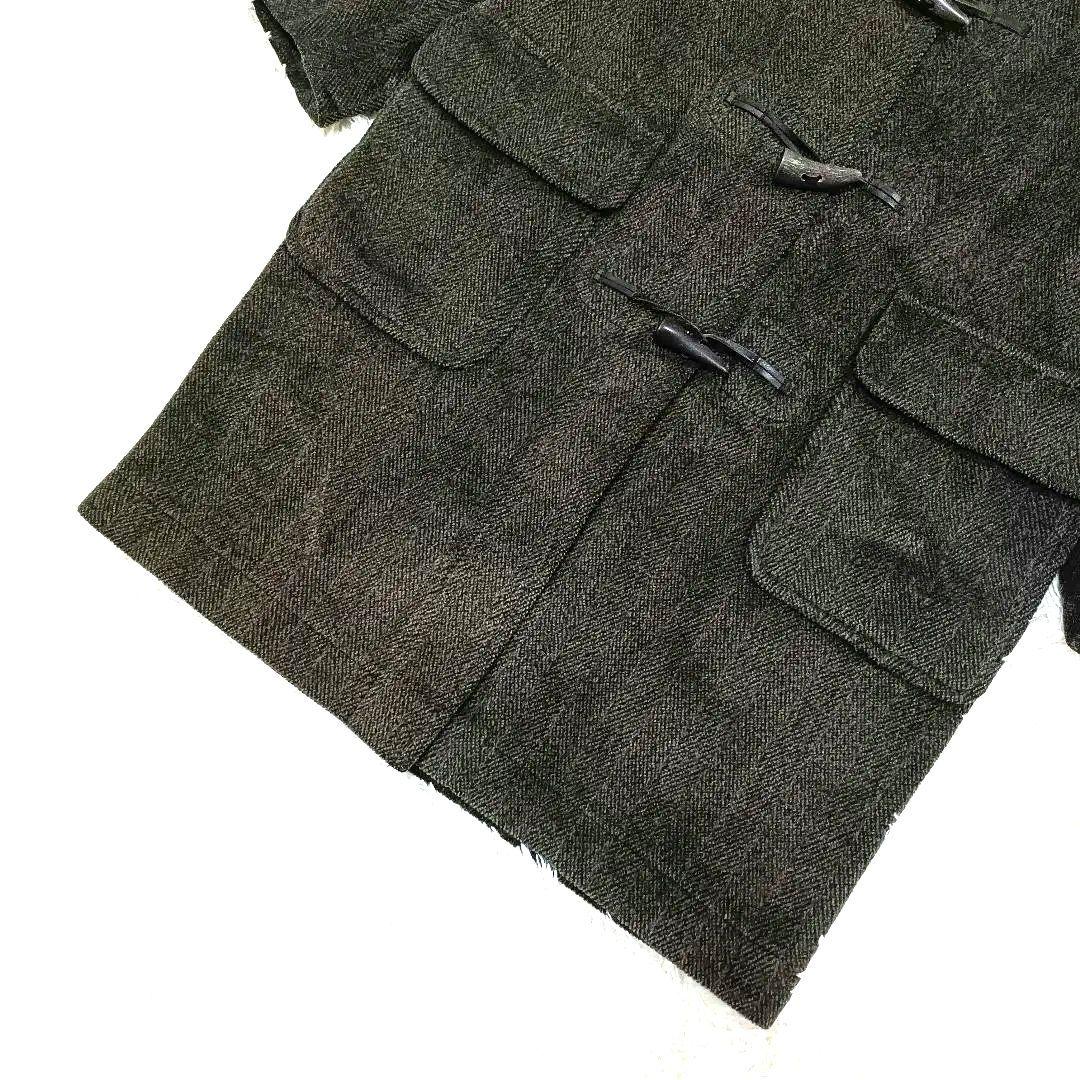 美品♪︎Burlington ヘリンボンダッフルコート イギリス製