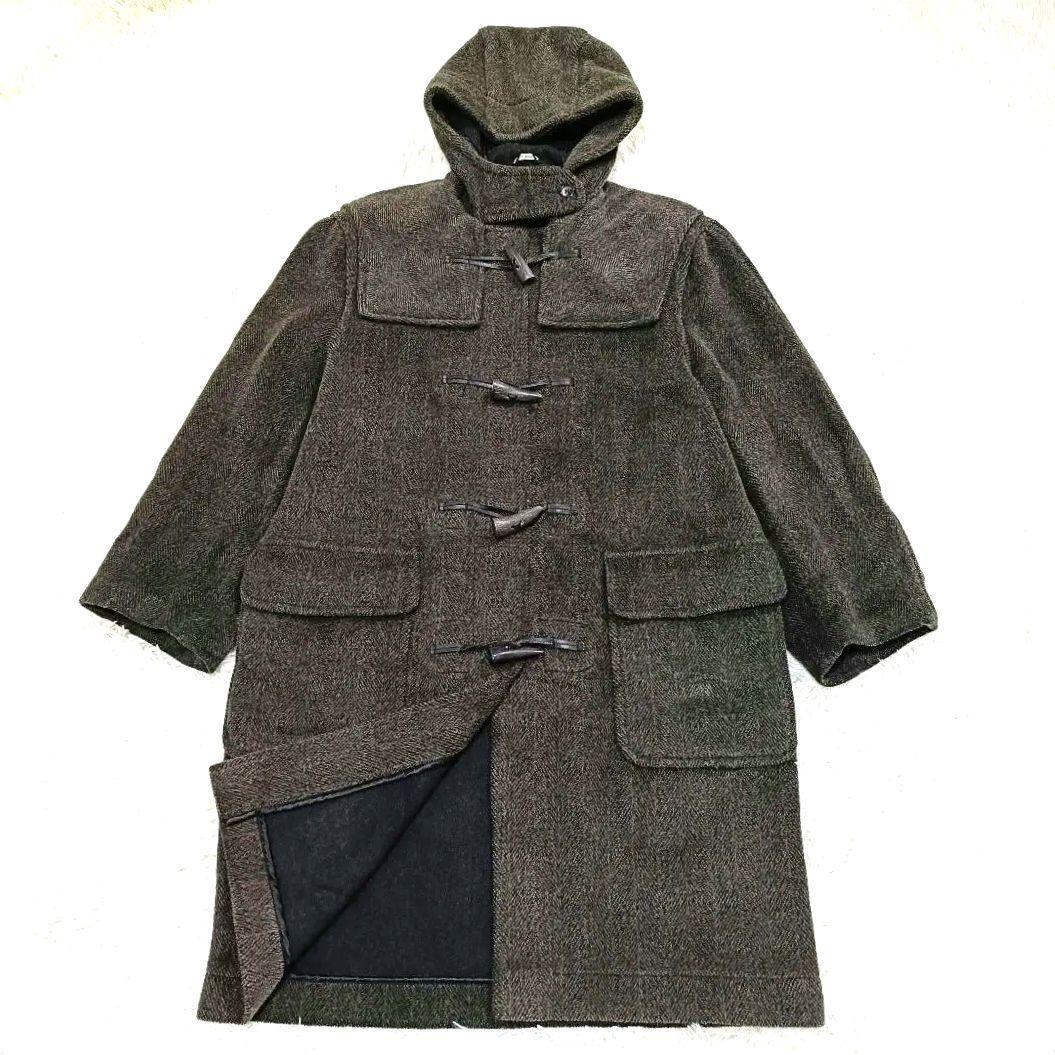 美品♪︎Burlington ヘリンボンダッフルコート イギリス製