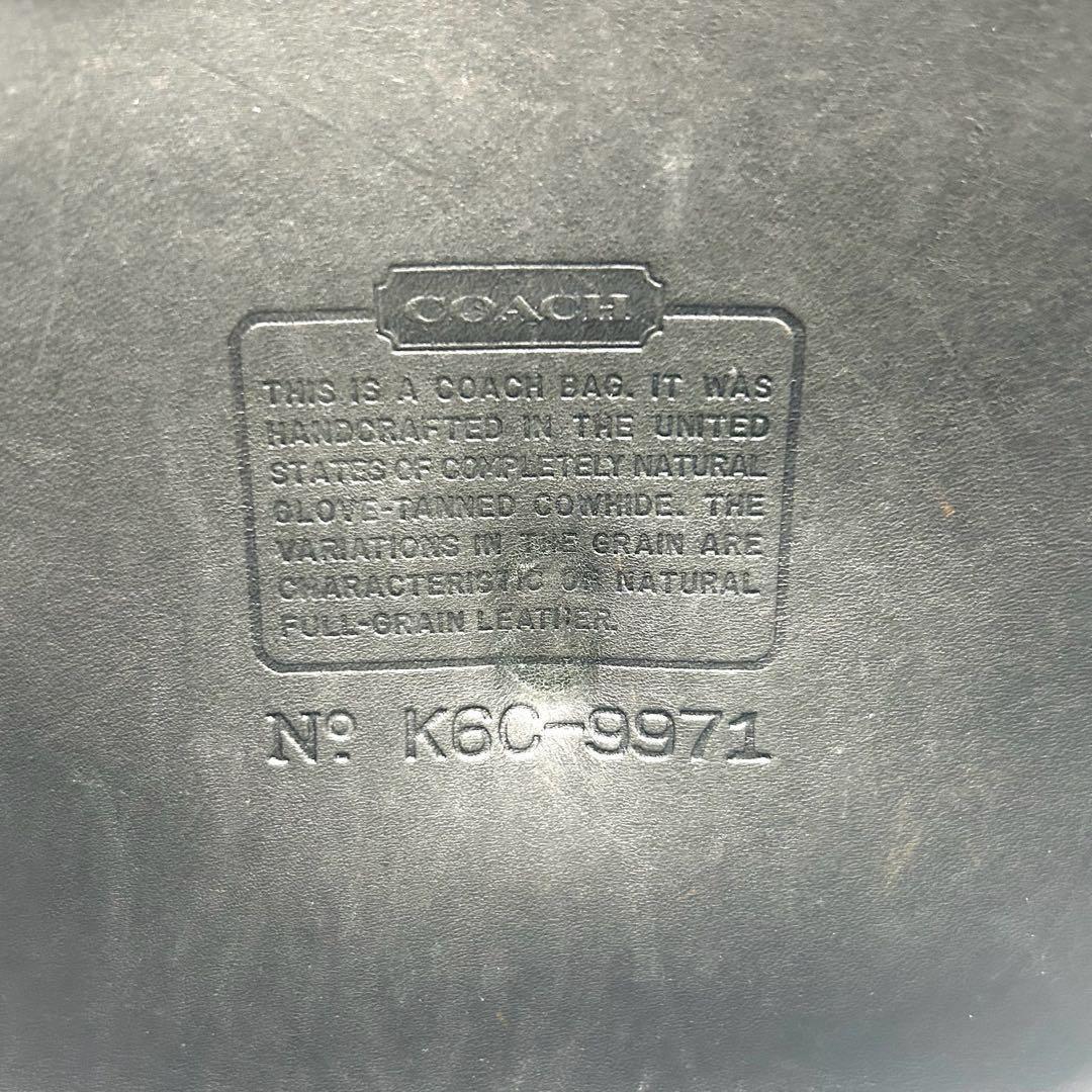 1041 Vintage Coach セカンドバッグ クラッチバッグ 黒