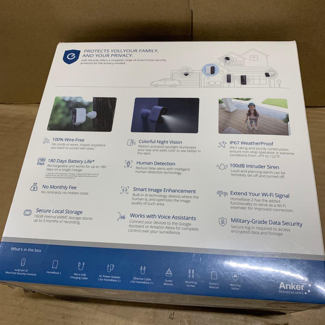 新品未開封　Anker Eufy Security eufyCam 2C Kit