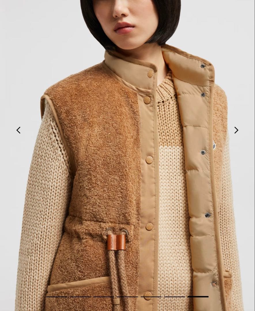 新品正規店購入モンクレール　BOSTベスト　テディ　¥281,600 ダウン