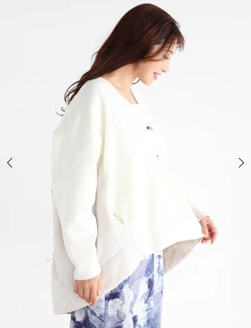 新品未使用タグ付き　vin 異素材ドッキングニットジャケット