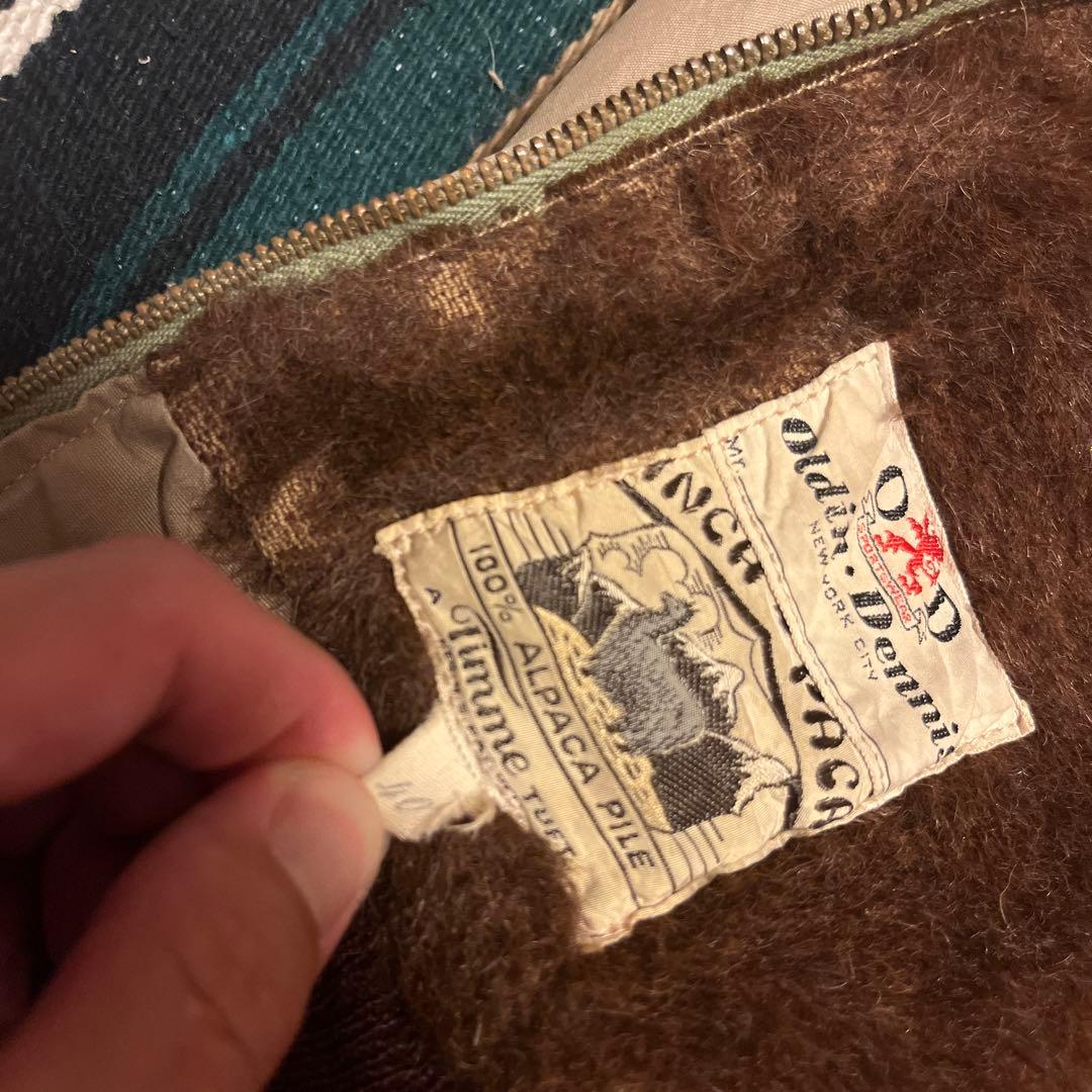 b15 50s 民間品 アルパカ 襤褸 vintage oldindannis